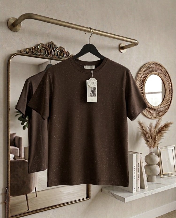 Sim Detaylı T-Shirt